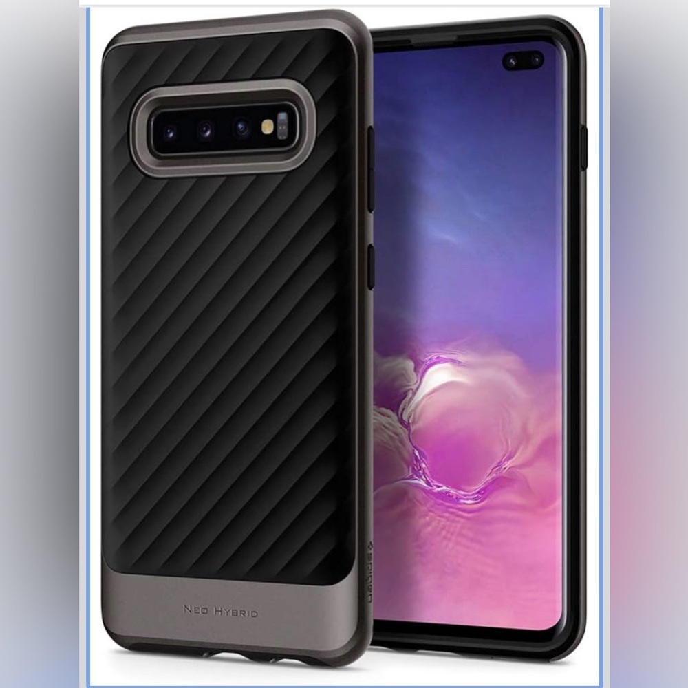 Spigen Galaxy S10+ Neo Hybrid Case - Gunmetal